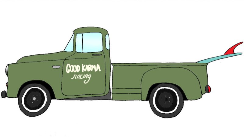 Illustration for article titled Surfboards And Cars Illustrated: The Ultimate Mid-Winter Summer Car Fantasy